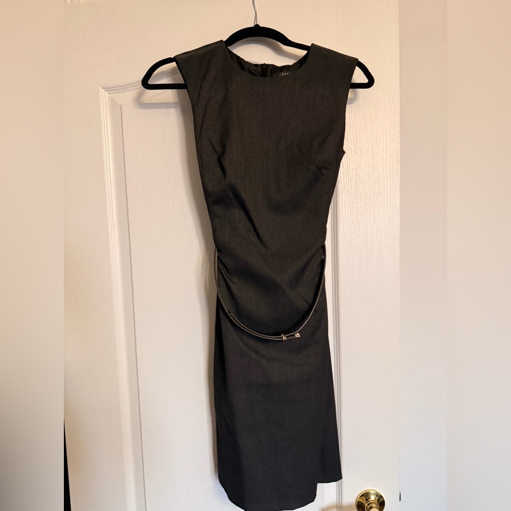 Esprit Charcoal Midi Dress